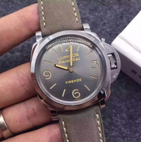 Panerai Luminor 1950 Firenze PAM605 ZF Factory Stainless Steel Anthracite Dial Swiss P3000