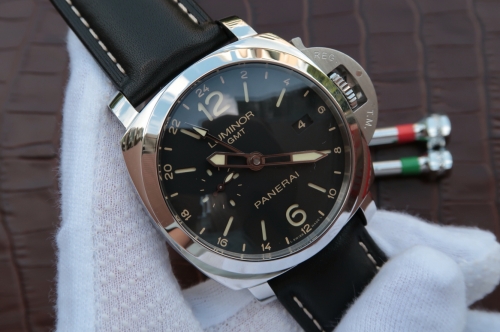 Panerai Luminor GMT 1950 3 Days XF Factory PAM531 VS V2 Stainless Steel Black Dial Swiss P9003