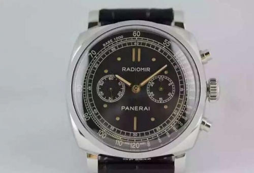 Panerai Radiomir 1940 PAM 520 XF Factory  Stainless Steel Black Dial Swiss Lemania