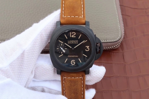 Panerai Luminor Marina PAM 417 New York XF Factory Special Boutique Edition Carbotech Black Dial Swiss P3000