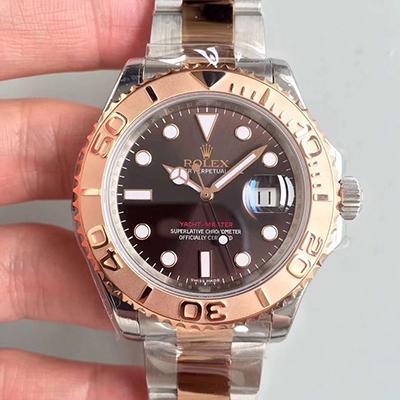 Rolex Yacht-Master 40 116621 AR Factory  Stainless Steel & Rose Gold Chocolate Dial Swiss 2824-2