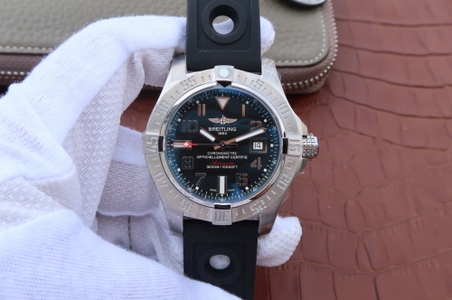 Breitling Avenger II Seawolf A1733110/F563/153S/A20DSA.2 GF Factory   Stainless Steel Black Dial Swiss 2836