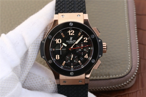 Hublot Big Bang Evolution 301.PB.131.RX HBB Factory V6 Rose Gold Black Dial Swiss HUB4100 4100