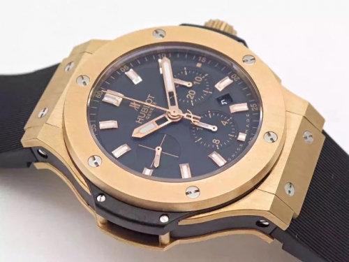 Hublot Big Bang Evolution 301.PX.1180.RX HBB V6 Rose Gold Black Dial Swiss HUB4100 ETA 7750