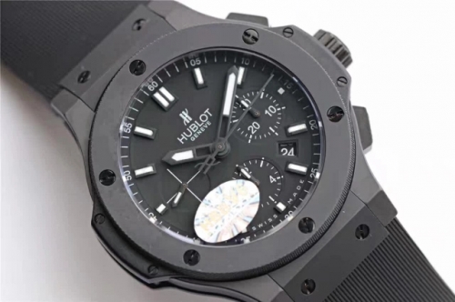 Hublot Big Bang Evolution 301.CI.1770.RX Full Ceramic Case Carbon Fiber Dial HBB Factory V6F  On Rubber Strap HUB4100