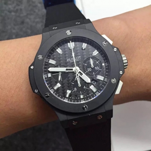 Hublot Big Bang Evolution 301.CI.1770.RX Full Ceramic Case Carbon Fiber Dial HBB Factory V6F On Rubber Strap HUB4100