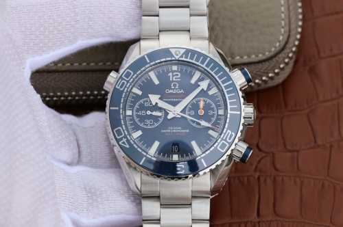 Omega Seamaster Planet Ocean 600M Chronograph 215.30.46.51.03.001 JH Stainless Steel Blue Dial Swiss 9900
