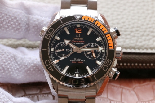 Omega Seamaster Planet Ocean 215.30.46.51.01.002 600m 45mm Stainless Steel Bracelet Chronograph Working Counter OM Factory Swiss 9900