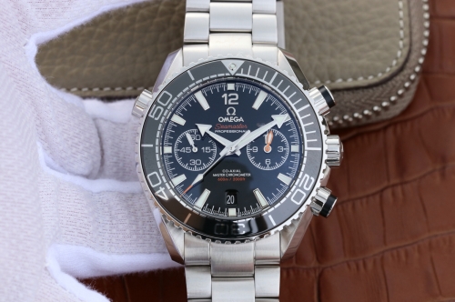 Omega Seamaster Planet Ocean 600M Chronograph 215.30.46.51.01.001 JH Stainless Steel Black Dial Swiss 9900