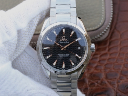 Omega Seamaster Aqua Terra 231.10.42.21.01.006 150M Case Wavy Black Dial VSF 1:1 Best Edition Stainless Steel Bracelet 8500