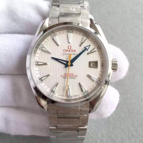 Omega Seamaster Aqua Terra 150M Master Golf Edition 231.10.42.21.02.004 VS Stainless Steel White Dial Swiss 8500