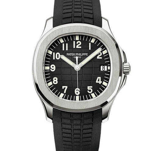 Patek Philippe Aquanaut Jumbo 5167A-001 Stainless Steel P Factory (PF) Best Edition Black Textured Dial on Black Rubber Strap Swiss 324