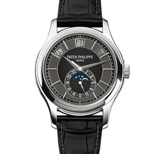 Patek Philippe Annual Calendar 5205G-010 KM Stainless Steel Black Dial Swiss 324SQALU 24H/206