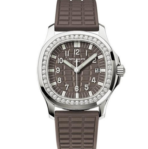 Patek Philippe Aquanaut Luce Ladies 5068R-001 TW Factory  & Diamonds Chocolate Dial Swiss 324SC