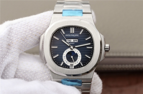 Patek Philippe Nautilus 5726/1A-010 NOOB Factory Stainless Steel Blue Dial Swiss 324 S QA LU 24H/303