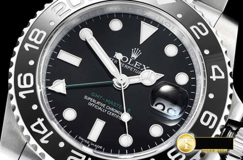 ROLEX Noob Factory Best Edition with Asia 3186 Hour Hand Adjustable Correct Hand Stack Movement GMT II 116710BLNR 904L