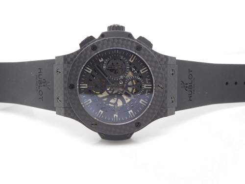 HUBLOT Aero Big Bang Carbon CF/RU Dark Skeletonal A7750 Mod