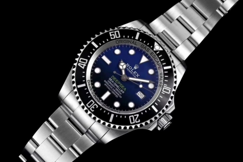 ROLEX Deep Sea Dweller Blue 126660 904L SS Noob V10 A3235