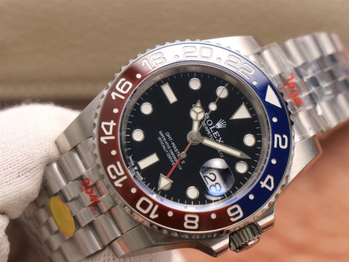 ROLEX GMT II 126710 Pepsi 904L SS/SS Noob Asia 3285