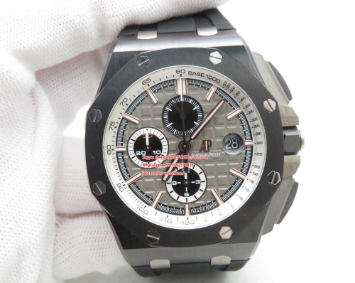 JF Factory AP Royal Oak Offshore 2019 CER/RU Grey Asia 7750 Automatic with Secs 26415