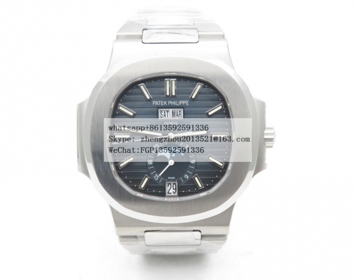 PPF Factory Patek Nautilus Annual Calendar Ref.5726A  Nautilus Annual Cal. 5726A SS/SS Blue PPF MY9015