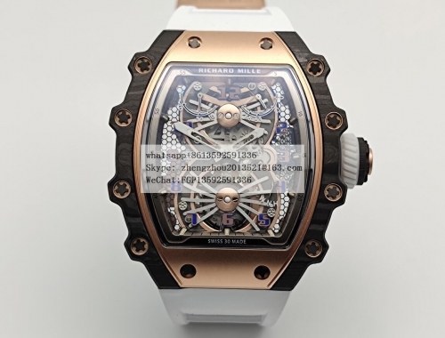 Tourbillon Aerodyne with Genuine NTPT Material  RM21-01 Tourbillon Aerodyne NTPT/RG/RU Skele Tour