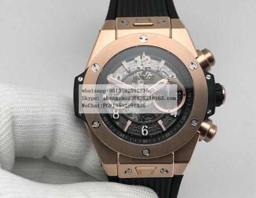 ZF Factory Hublot Big Bang Unico 44mm Big Bang Unico 44mm RG RG/RU Blk Ske ZF A1280 ETA