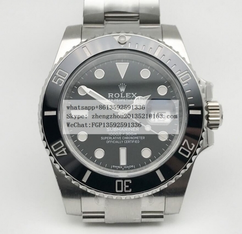 ROLEX CLEAN Factory V2 Rolex Ref.116610LN Submariner Submariner 116610LN 904L SS/SS Blk CLEAN V2 VS3135