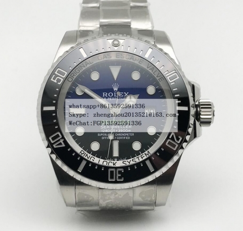 ROLEX Noob Factory DeepSea Dweller Blue Ref.126660 904L Steel V10 Edition  Deep Sea Dweller 126660 SS/SS Blue Noob V10 A2836