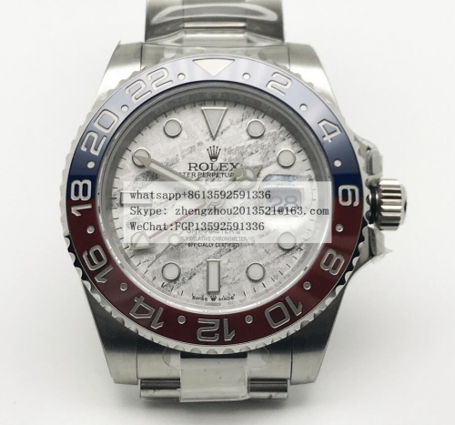 rolex GMT II 126719 Pepsi 904L SS/SS GSF VR3186 CH