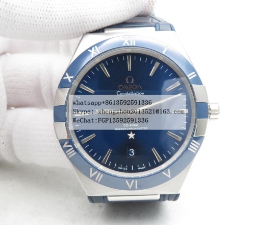 OMEGA RRF Factory Constellation Co-Axial 41mm Constellation Co-Axial 41mm SS/LE Blue RRF A8900 ETA 8900