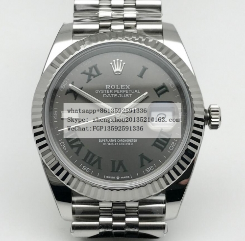 ROLEX Clean Factory 41mm DateJust Jubilee Edition 904L Stainless Steel Wimbledon Made with Genuine Rolex Datejust 41mm 1:1 DJ2 41mm Jub Flt 904L SS/SS