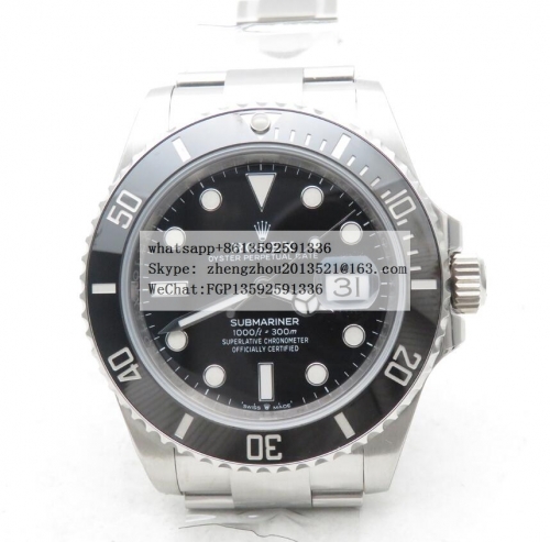 ROLEX CLEAN Factory Rolex Ref.126610LN Submariner Sub 126610LN 904 41mm SS/SS Blk CLEAN VR3235 ETA 3235