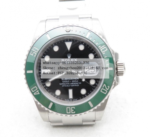 ROLEX CLEAN Factory Rolex Ref.126610LV Submariner New improved ceramic bezel from Clean FactoryNew Improved Dial and Lume Sub 126610LV 904 41mm SS/SS 