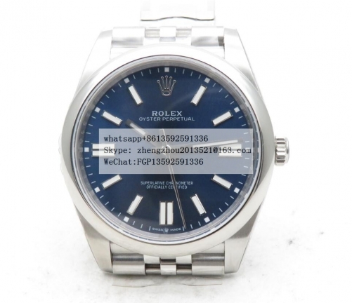 ROLEX EWF Factory Ref. 124300 SS Oyster Perpetual 41mm Oyster Pert 41mm 124300 Jub SS/SS D-Blue EWF A3230