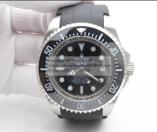 ROLEX GDF Factory DeepSea Dweller Black Ref.126660 Edition Deep Sea Dweller 126660 SS/RU Black GDF MY2813