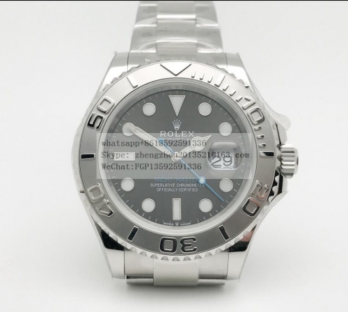 ROLEX GSF Factory Rolex Ref.116622 YachtMaster YachtMaster 116622 40mm SS/SS Grey GSF A2836 ETA 2836