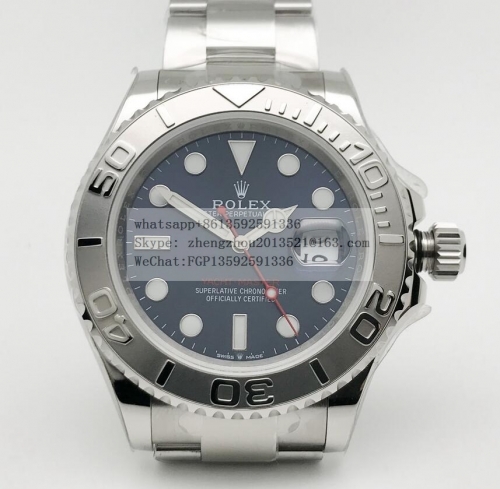 ROLEX GSF Factory Rolex Ref.116622 YachtMaster  YachtMaster 116622 40mm SS/SS Blue GSF A2836 ETA 2836
