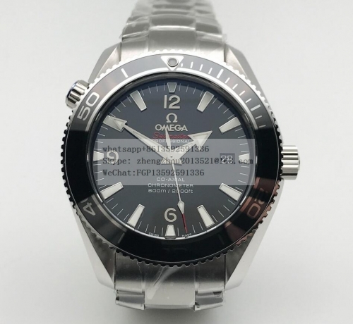 OMEGA Noob Factory V6 Omega Planet Ocean 42mm 1948 Limited Edition  Planet Ocean 42mm 1948 Ltd Ed SS/SS Blk Noob V6 A2824