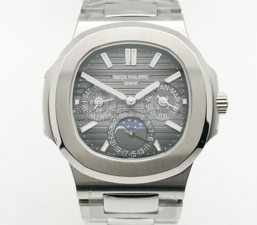 PATEK PHILIPPE NAUTILUS SERIES GRF Factory Patek Nautilus Perpetual Calendar Ref.5740 Nautilus Pert Cal 5740 SS/SS Grey GRF A240