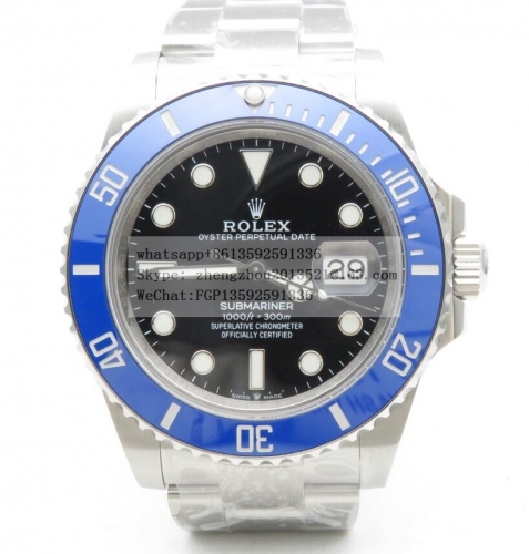 ROLEX BPF Factory Rolex Ref.126619LB Submariner Submariner 126619LB 41mm SS/SS Blue BPF A2813