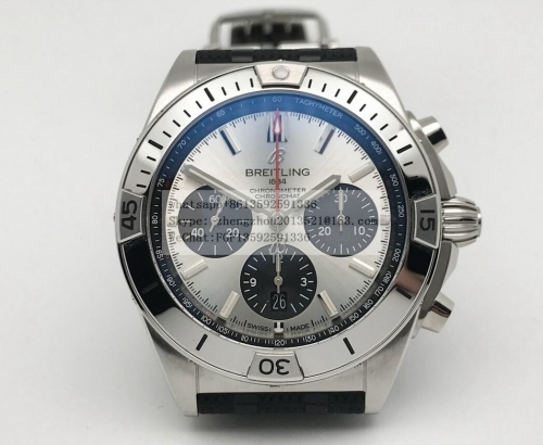 Breitling  TF Factory Chronomat B01 Chronomat B01 SS/RU Silver/Stk TF Asia 7750