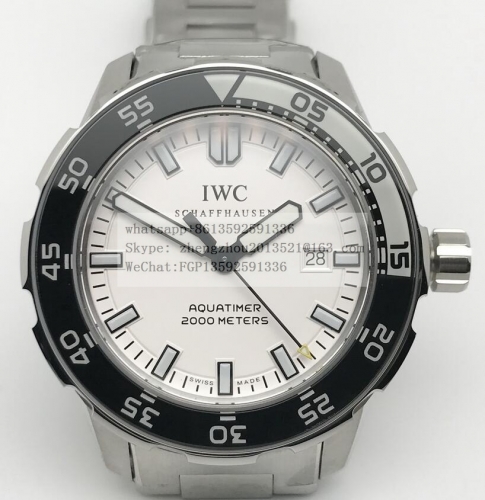 IWC IWC0497A - AquaTimer 2000 SS/SS White/Wht JVS A2892 JVS Factory Aquatimer Automatic 2000