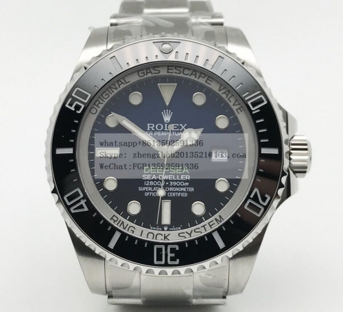 ROLEX ROLSD0114B - Deep Sea Dweller 136660 SS/SS Blue BPF A3235  BPF Factory DeepSea Dweller Ref.136660