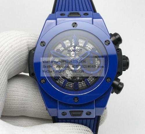 HUBLOT HUB0442 - Big Bang Unico 44mm Blue CER/RU Blue Ske BBF A1280 BBF Factory Hublot Big Bang Unico 44mm