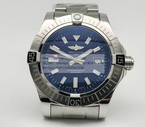 Breitling BSW0469A - Avenger 43mm SS/SS Blue TF A2824 F Factory Avenger 43mm TF Factory Avenger 43mm