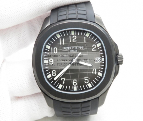 PP PP0388A - Aquanaut Ref 5167/1A Blk DLC/RU Blk ZF 1:1 A324CS ZF Factory Top Edition Patek Aquanaut 5167/1A Black Venom Made 1:1 with a Genuine Patek