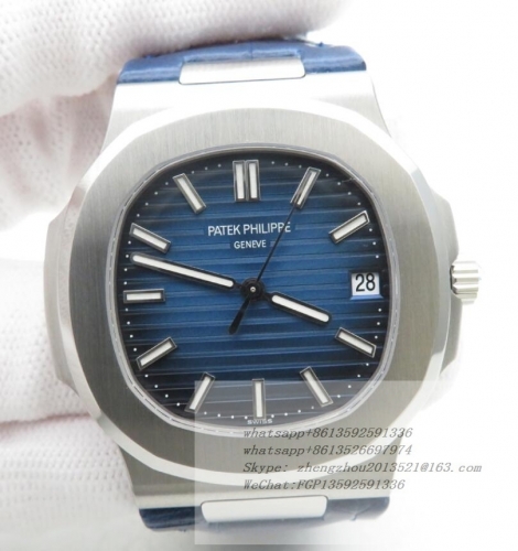 Patek Philippe PP0384B -Nautilus 5711 40mm SS/LE G-Blue/Stick GRF V2 MY9015 Mod GR Factory V3 Best Edition Patek Nautilus 5711 Edition