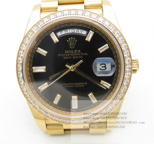 ROLEX RDD0230A - DayDate 40mm Diam Pres YG/YG YG/Dia EWF 3255 EW Factory Top Edition Yellow Gold DayDate 40mm