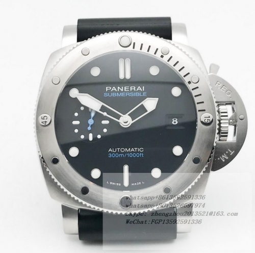 PANERAI PN1229VRU -PAM 1229 Submersible Quaranta 44mm SS/RU Blk VSF P900  TTF Factory PAM1229 Submersible Quranta Quattro Bianco